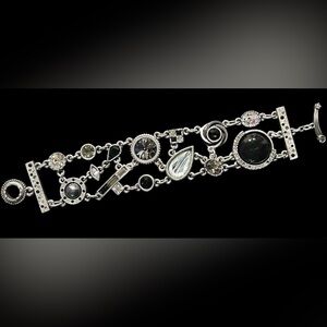 PATRICIA LOCKE COMPOSITION BRACELET IN ‘BLACK & WHITE’ COLOR STORY (2012)